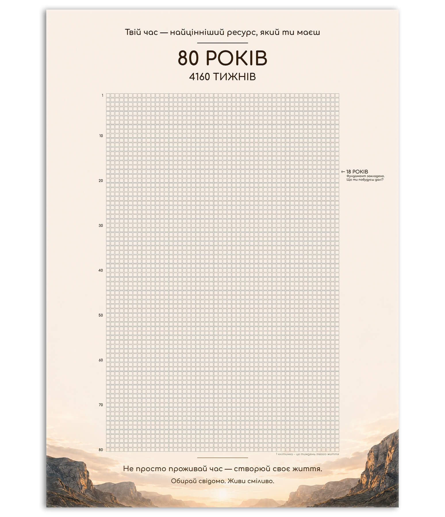 Календар життя на 80 років